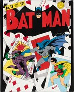BATMAN #11 COMIC BOOK COVER RECREATION ORIGINAL ART BY MICHAEL MILES.