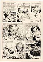 UNDERSEA AGENT #4 COMIC BOOK PAGE ORIGINAL ART BY GIL KANE.
