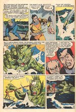 UNDERSEA AGENT #4 COMIC BOOK PAGE ORIGINAL ART BY GIL KANE.