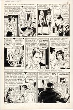 T.H.U.N.D.E.R. AGENTS #17 COMIC BOOK PAGE ORIGINAL ART BY WALLY WOOD AND RALPH REESE.