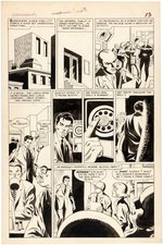 T.H.U.N.D.E.R. AGENTS #16 COMIC BOOK PAGE ORIGINAL ART BY GIL KANE.