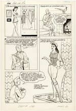 PEP COMICS #136 KATY KEENE SIX PAGE COMPLETE STORY ORIGINAL ART BY BILL WOGGON.