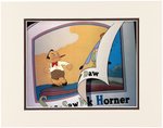 SILLY SYMPHONIES - MOTHER GOOSE GOES HOLLYWOOD TRIMMED EDWARD G. ROBINSON COURVOISIER PRODUCTION CEL.