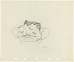 SILLY SYMPHONIES - MOTHER GOOSE GOES HOLLYWOOD T. HEE CONCEPT SKETCH ORIGINAL ART PAIR.