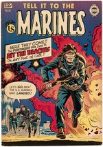 TELL IT TO THE MARINES #4 COMIC BOOK PAGE (STEAMBOAT SAL PINUP) ORIGINAL ART BY JACK SPARLING.