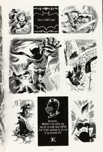 BATMAN BLACK AND WHITE #2 COMIC BOOK PAGE ORIGINAL ART AND PRINT BY DAVE BULLOCK.