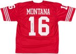 JOE MONTANA (HOF) SAN FRANCISCO 49'ERS SIGNED FOOTBALL JERSEY.
