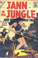 JANN OF THE JUNGLE #17 COMIC BOOK TITLE SPLASH PAGE ORIGINAL ART BY AL WILLIAMSON.