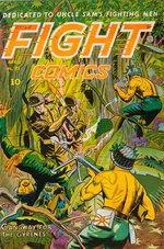 FIGHT COMICS #31 COMIC BOOK PAGE ORIGINAL ART TRIO BY ALEX BLUM.