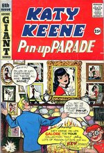 KATY KEENE PIN-UP PARADE #6 COMIC BOOK PAGE ORIGINAL ART BY BILL WOGGON.