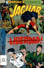 THE JAGUAR #14 COMIC BOOK COVER ORIGINAL ART BY CHUCK WOJTKIEWICZ.