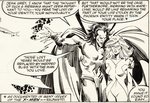 MEPHISTO VS. (X-FACTOR) #2 PAGE 15 COMIC BOOK PAGE ORIGINAL ART BY JOHN BUSCEMA.