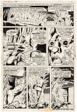 AMAZING ADVENTURES #24 COMIC BOOK PAGE ORIGINAL ART BY HERB TRIMPE.
