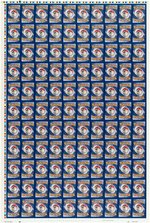 1999 POKÉMON FOSSIL UNLIMITED HOLOGRAPHIC UNCUT PROOF SHEET WITH 110 CARDS (KAYBEE TOYS).
