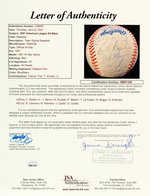 1991 ALL-STAR GAME MULTI-SIGNED GAME USED BASEBALL.