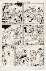 SHADOWMAN #6 COMIC BOOK PAGE ORIGINAL ART BY STEVE DITKO.