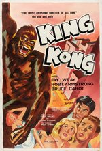 KING KONG MOVIE POSTER RECREATION ORIGINAL ART.