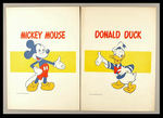 "MICKEY MOUSE/DONALD DUCK" PROMOTIONAL SIGNS.