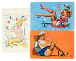 “HIT THE DECK” PIN-UP DOUBLE PLAYING CARD DECK PAIR.