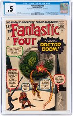 FANTASTIC FOUR #5 JULY 1962 CGC .5 POOR (FIRST DR. DOOM).