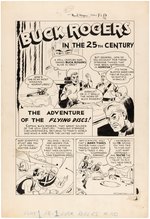BUCK ROGERS #100 (#7) COMIC BOOK PAGE ORIGINAL ART BY RAY CHATTON.