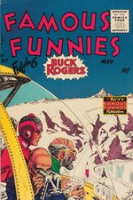 FAMOUS FUNNIES #217 COMIC BOOK COVER ORIGINAL ART BY MIKE ROY.