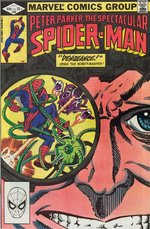 SPECTACULAR SPIDER-MAN #68 COMIC BOOK COVER ORIGINAL ART BY ED HANNIGAN.