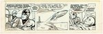 BUCK ROGERS 1958 DAILY STRIP ORIGINAL ART BY RICK YAGER.