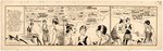 BUCK ROGERS 1932 DAILY STRIP ORIGINAL ART BY DICK CALKINS.