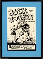 BUCK ROGERS IN THE 25th CENTURY SPECIALTY ORIGINAL ART BY BUD GORDINIER.