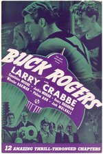 BUCK ROGERS MOVIE SERIAL PRESSBOOK & AD SUPPLEMENT.
