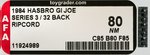 G.I. JOE: A REAL AMERICAN HERO - RIP CORD SERIES 3/32 BACK AFA 80 NM.