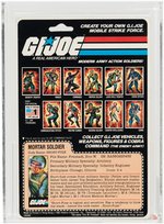 G.I. JOE: A REAL AMERICAN HERO - SHORT-FUZE SERIES 1/11 BACK AFA 75 EX+/NM (STRAIGHT ARM).