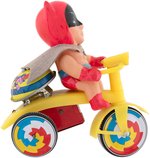 BATMAN BOXED 1966 JAPANESE WIND-UP TRICYCLE.
