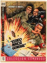 SPANISH WAR NOVEL #39 COVER ORIGINAL ART TO ESTADO MAYOR GENERAL.