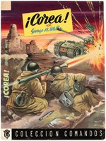 SPANISH WAR NOVEL #100 COVER ORIGINAL ART TO COREA!.