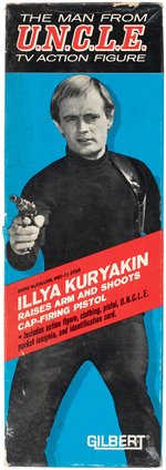 THE MAN FROM U.N.C.L.E. - ILLYA KURYAKIN BOXED GILBERT ACTION FIGURE.