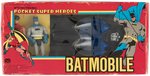 MEGO BATMOBILE WITH BATMAN & ROBIN POCKET SUPER HEROES BOXED SET.