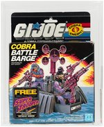 G.I. JOE: A REAL AMERICAN HERO - COBRA BATTLE BARGE SERIES 7 VEHICLE AFA 80 NM.