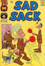 SAD SACK #141 COMIC BOOK COVER ORIGINAL ART BY GEORGE BAKER.