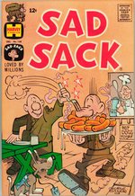 SAD SACK #148 COMIC BOOK COVER ORIGINAL ART BY GEORGE BAKER.