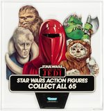 STAR WARS: RETURN OF THE JEDI - COLLECT ALL 65 STORE DISPLAY AFA 80+ NM.