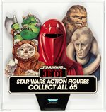 STAR WARS: RETURN OF THE JEDI - COLLECT ALL 65 STORE DISPLAY AFA 80+ NM.