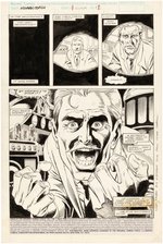 SAGA OF THE HUMAN TORCH #1 COMIC BOOK PAGE ORIGINAL ART BY RICH BUCKLER.
