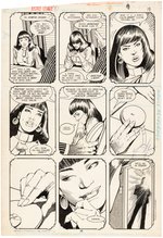JUSTICE LEAGUE #1 COMIC BOOK PAGE ORIGINAL ART BY KEVIN MAGUIRE.
