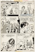 ACTION COMICS #462 COMIC BOOK PAGE ORIGINAL ART BY CURT SWAN.
