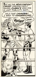 SUPERMAN #267 COMIC BOOK PAGE ORIGINAL ART LOT (COMPLETE STORY).