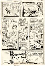 SUPERMAN #267 COMIC BOOK PAGE ORIGINAL ART LOT (COMPLETE STORY).