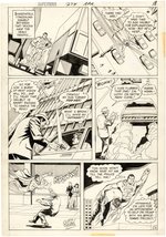 SUPERMAN #274 COMIC BOOK PAGE ORIGINAL ART BY CURT SWAN.