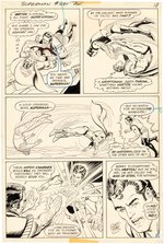 SUPERMAN #281 COMIC BOOK PAGE ORIGINAL ART BY CURT SWAN.